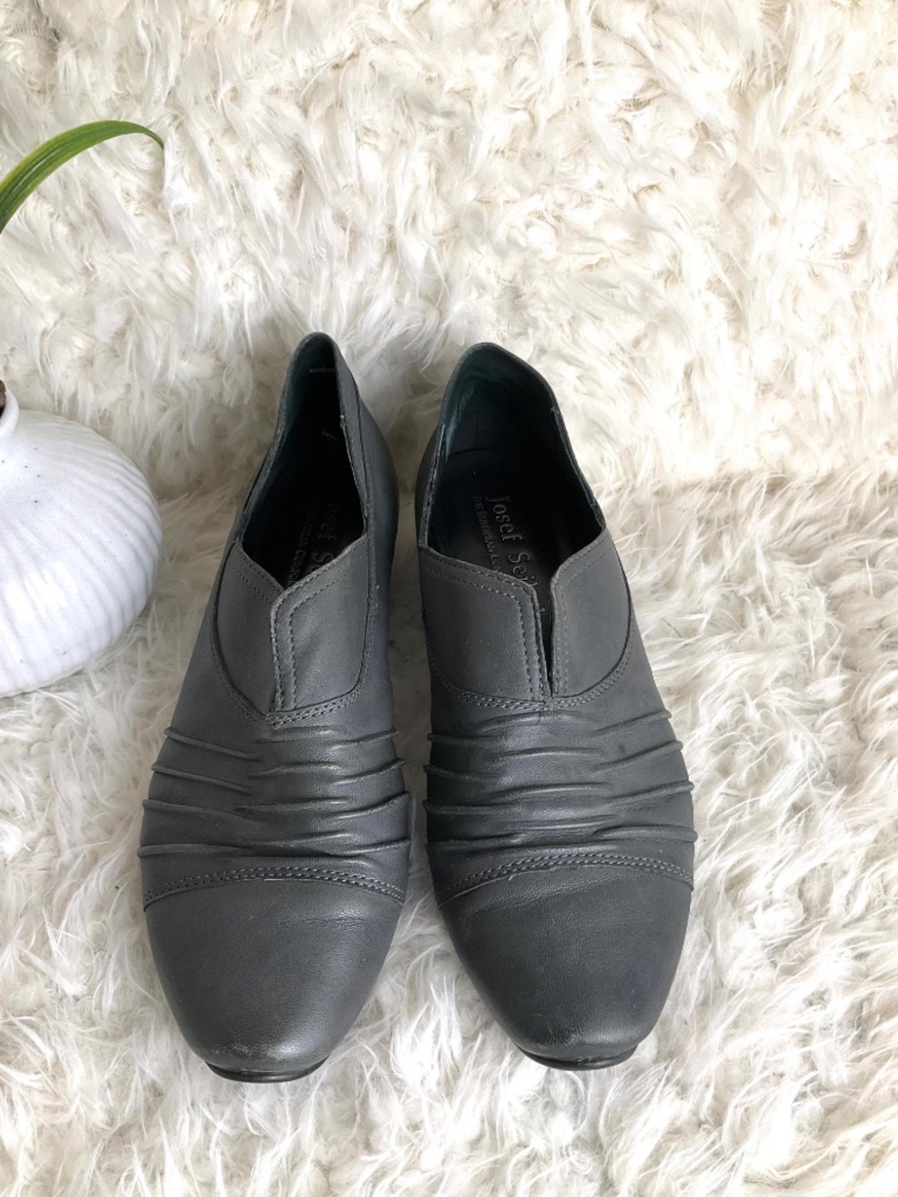 JOSEPH SEIBEL WOMEN'S TINA CLOG DARK GRAY BOOTIES SHOES~SIZE 6.5-7!